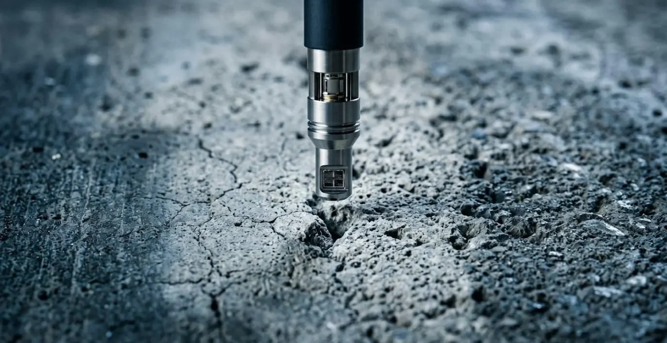 Détection de micro-fuite par gaz traceur hydrogène à travers une dalle béton