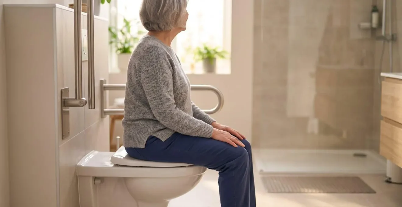 Ajustement de la hauteur d'un bâti-support pour personne à mobilité réduite